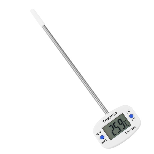 LCD-mattermometer för mat, sond, kök, matlagning, grill, mjölktemperatur