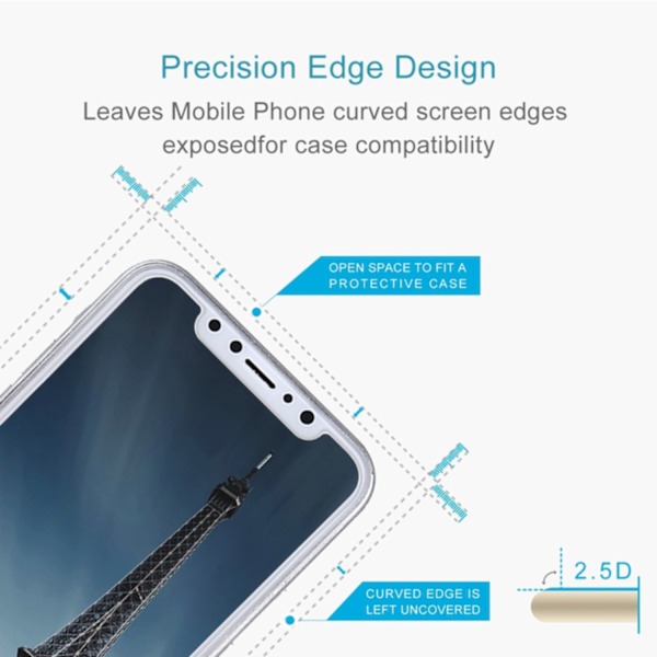 2st iPhone X/XS - Skärmskydd Härdat Glas Transparent