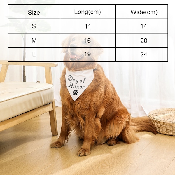 Wedding Dog Bandana, 2 Pack,  Dog Scarf, Engagement