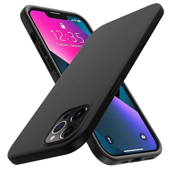 BOOM - iPhone 13 Pro Max Skal Mjuk TPU - Svart Svart