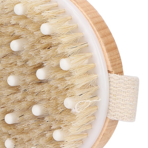 Exfolierande Kroppsborste, Förbättra Hudens Mjukhet & Strama Åt Huden Med Naturliga Borst, Minska Celluliter För Kropp & Ansikte, Stimulera Lymfsystemet Och