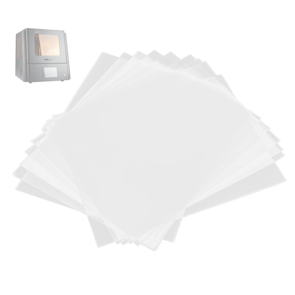 FEP-avlossningsfilm UV-härdbar SLA DLP Fotosensitiv Harts 95% Ljusgenomsläpplighet 280x200x0,15mm 10 st