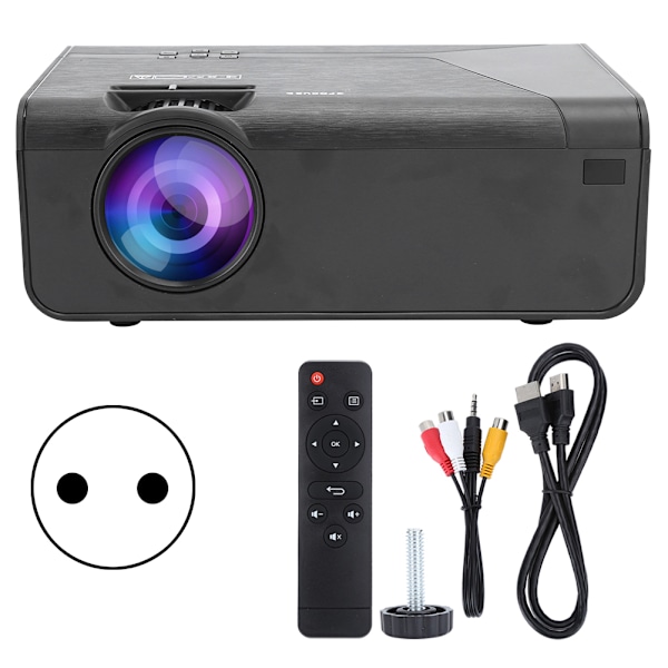 1080P Hemmakontorsprojektor Samma Skärm LED 4200LM Synkroniseringsdisplay HDMI USB / HD / SD / AV / VGA 110‑240VEU-kontakt