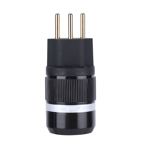 Monosaudio MS150G IEC-kontakt Mässing 24K Guldpläterad 3-Pin Strömkontakt för 6mm-18mm Kabeltråd 100-250V