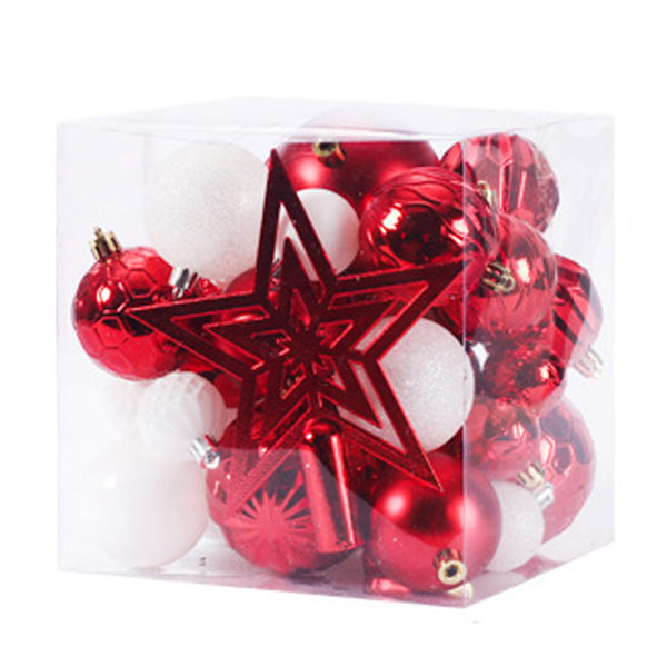 Shatterproof Christmas Ball Ornaments Set Gift Package for