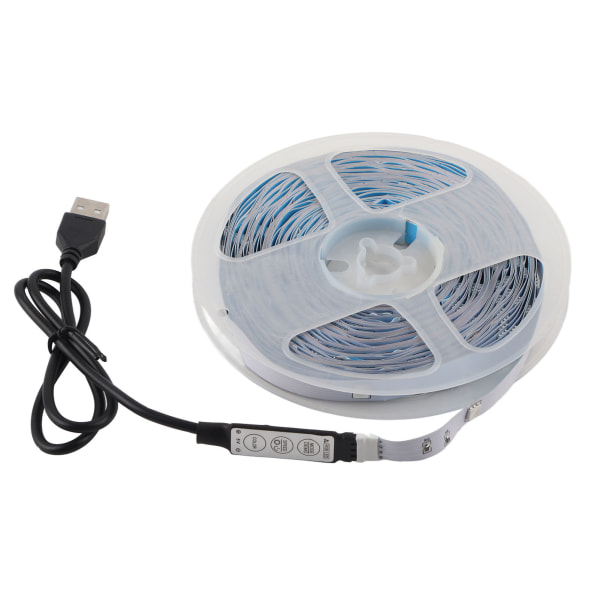 LED RGB-list med knappkontroll, 5 V