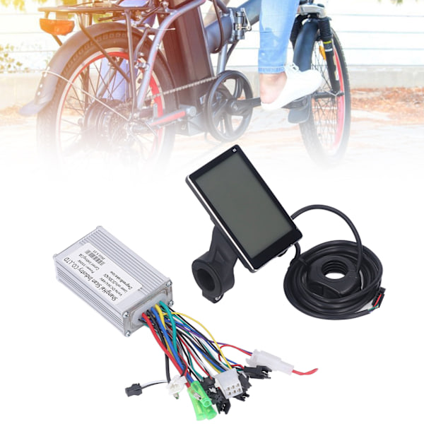 Anpassningsbart styrsystemkit för elfordon, värmeavledande metallhölje med vattentät M5 LCD-display