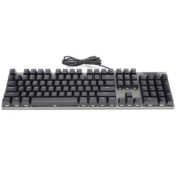 Mekaniskt tangentbord trådbundet gaming bakgrundsbelysning ultratunt USB-tangentbord för stationära PC-spel kontor