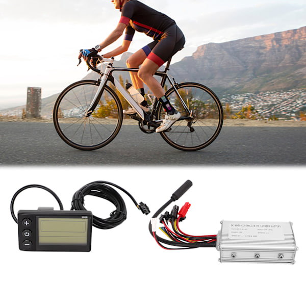 Elektrisk Fordonskontroller Kit, Borstlös Typ För 36V 48V 250W Motorer, Lätt Att Installera Med S866 LCD-Displaypanel Och Snabba Kontrollfunktioner