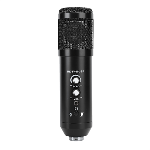 Professionell Kapacitans USB-Mikrofon Inspelning Mini Portabelt MIC-Set Plug and Play