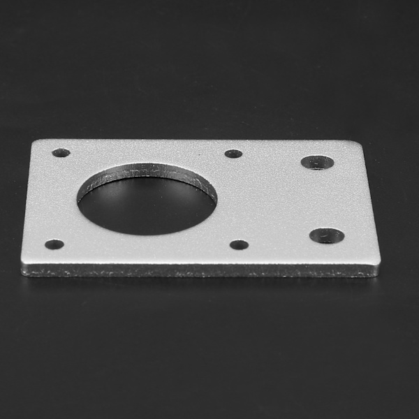 42 Steppermotorfäste Platta Aluminiumlegering Monteringsbräda för 3D-skrivare Silver