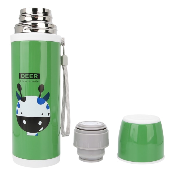 500ml Cartoon Pattern Vakuumkopp Bärbar Rostfritt Stål
