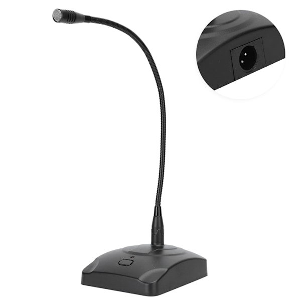 C10 USB Mikrofon Svanhals Skrivbordsmikrofon för Konferensmöte Gaming Livestreaming