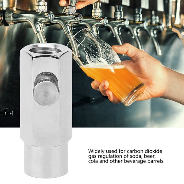 Adapter för påfyllning av CO2-flaska med gänga W21.8 till TR21.4