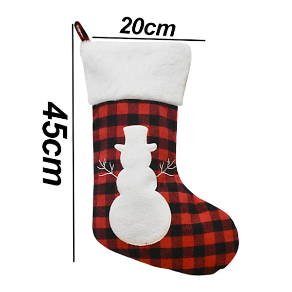 Christmas Stockings 1 Pack，Decorations Hanging Ornament for