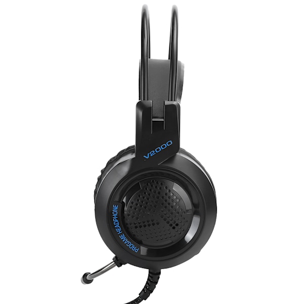 Gaming Headset V2000 7.1 Virtuellt Surroundljud USB med Brusreducerande Mikrofon