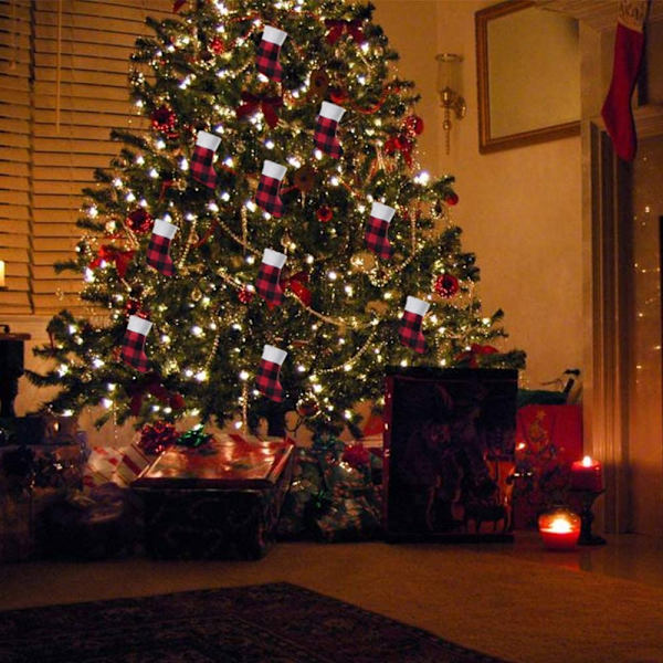 Xmas Stockings and Plush Fur Cuff Stockings Fireplace