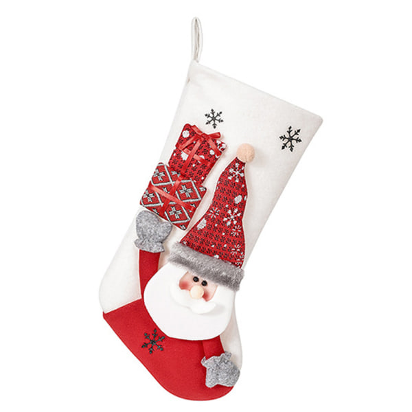 Christmas Stocking for Girls Boys Xmas Tree Mantel Party Decor