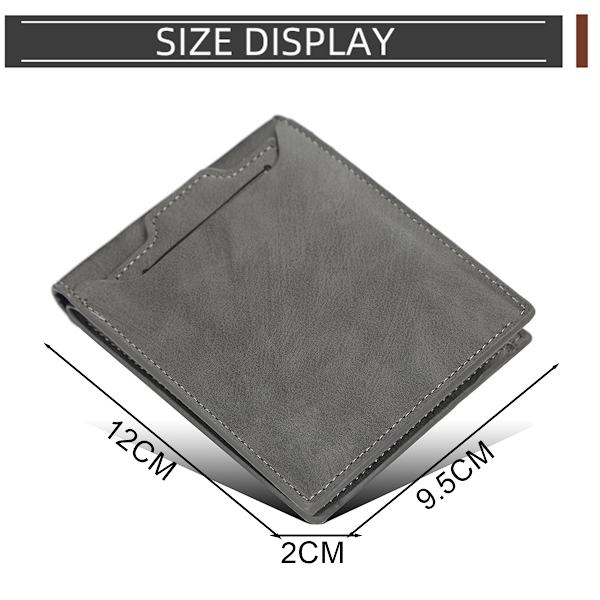 Läderplånböcker för män, Slim Minimalist Mens Wallet,