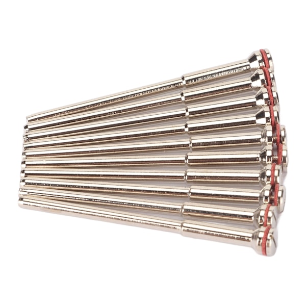 10 st Tandläkarborr Mandrel Rostfritt Stål Hög Hårdhet Tandtekniskt Lab Poleringsskaft 4,6 cm