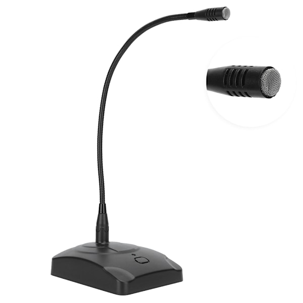 C10 USB Mikrofon Svanhals Skrivbordsmikrofon för Konferensmöte Gaming Livestreaming
