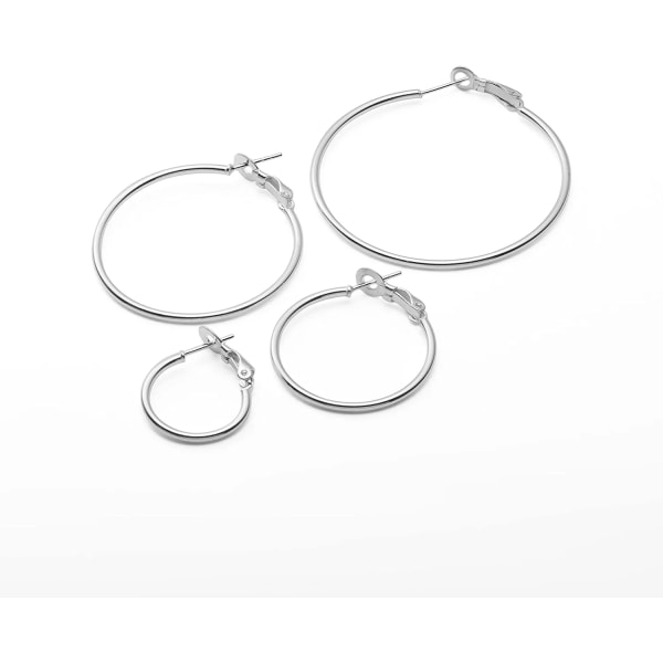 Kollektion 925 Sterling Silver Lättvikt Paddel Bakre Båge