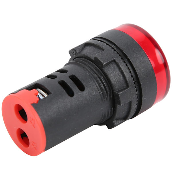 10 st AD16‑22DS Hög Ljusstyrka Röd LED Signallampa LED Indikatorlampa för Signalindikering AC/DC12V