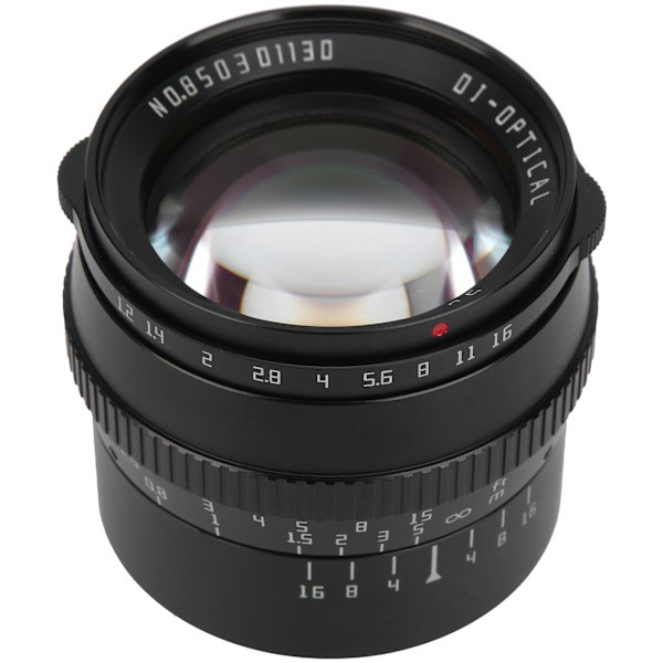 50mm F1.2 M43 Mount Objektiv med Stor Bländare för GH5/GM10/GX8/GF9 Spegellös Kamera