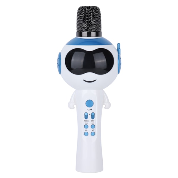 Bluetooth Mikrofon Trådlös Barnmikrofon med Ljudläge Intelligent Funktion Blå