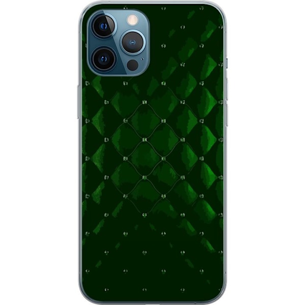 Apple iPhone 12 Pro Max Genomskinligt Skal Lyxig Grön