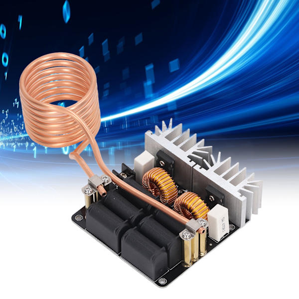 Uppvärmningsplatta PCB Högfrekvent Induktion ZVS Uppvärmningsmodul för Värmebehandling 1000W 12‑48V