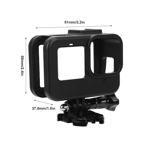 TELESIN Plast Actionkamera Skyddsbur Anti-Fall Kylram för Gopro hero9
