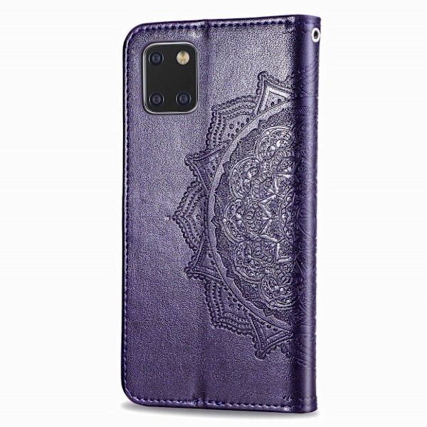 Mandala läder Samsung Galaxy Note 10 Lite fodral - Lila Lila