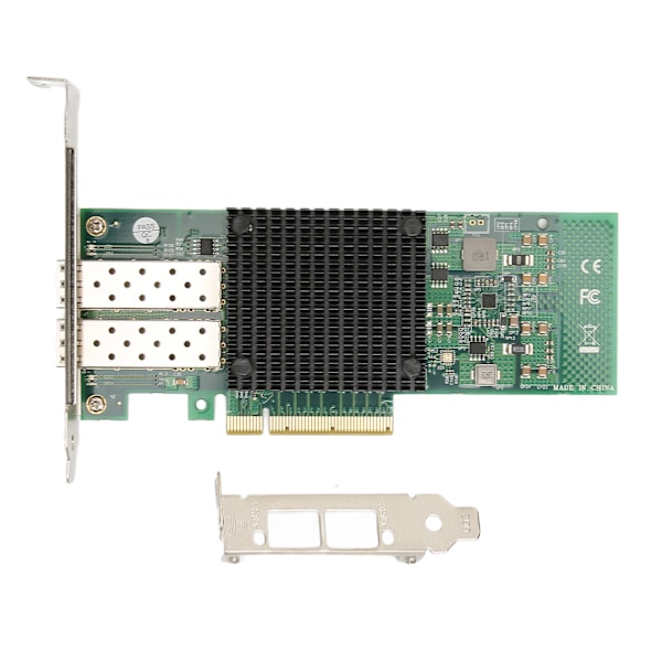 Dual Port SFP+ Server Nätverkskort PCIEx8 10 Gigabit Ethernet Server Adapter Fiber Optisk Nätverkskort