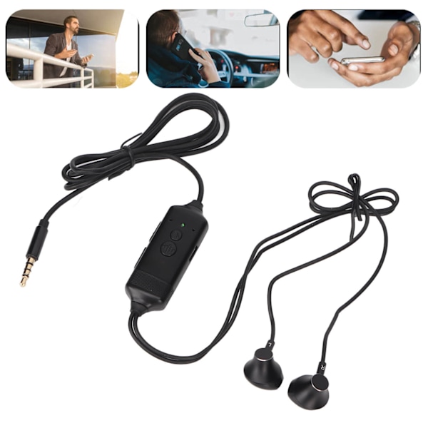 Telefon Samtalsinspelare Hörlurar Bluetooth Anslutning APP Hantering Samtalsröstinspelning Headset för IPhone 7S 8X