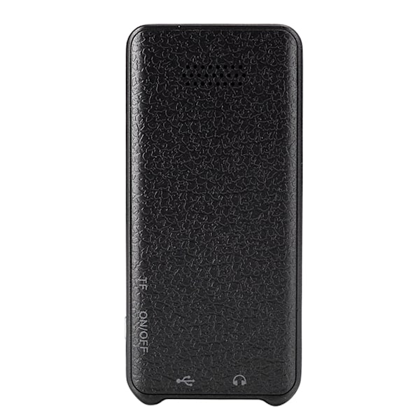 Bärbar Bluetooth MP3-spelare med 1,8-tums pekskärm Mini Sport MP4 Musikspelare Svart
