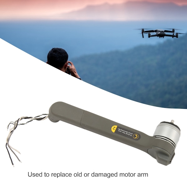 Bakre Motorarm Ersättning för MAVIC 2 PRO Plast Motorarm Montering Drönare Reservdel Vänster Bakre Motorarm