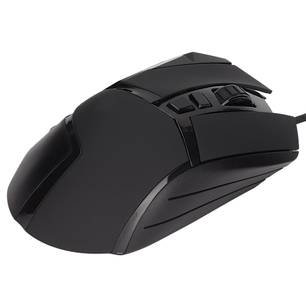 Ergonomisk Gamingmus Justerbar DPI Optisk Motor RGB Bakgrundsbelyst Plug and Play Trådbunden Mus