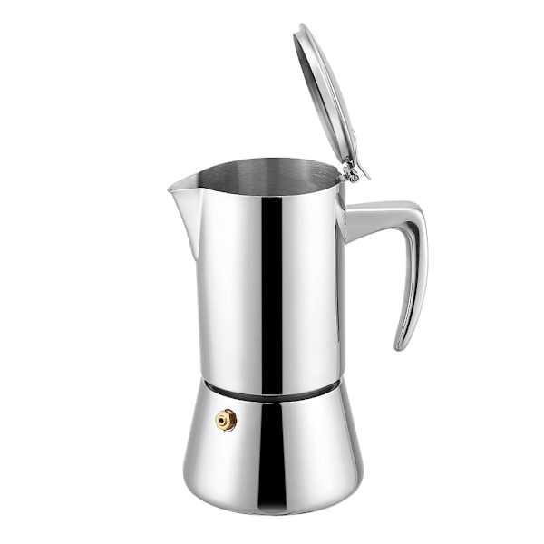 200 ml rostfritt stål Moka Pot Espressobryggare för gas &