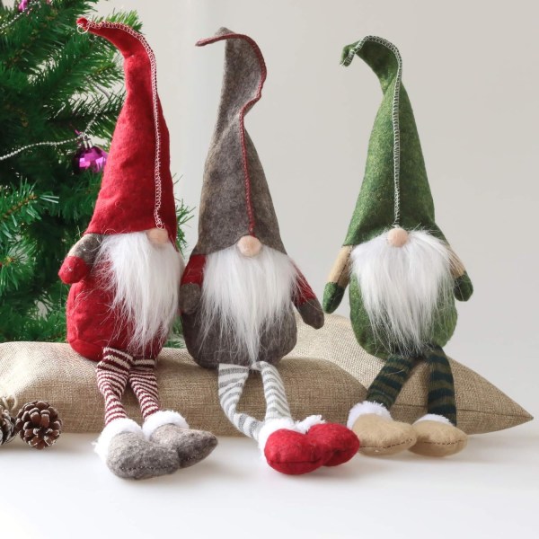 de Noel - Lot de 3 Nains de Noël - Ornements de Noël —