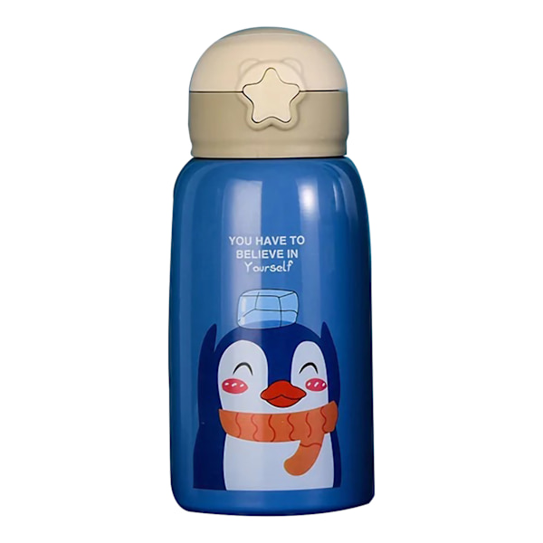 600ml Stjärna Cartoon Vakuumkopp Rostfritt Stål Isolering Vatten