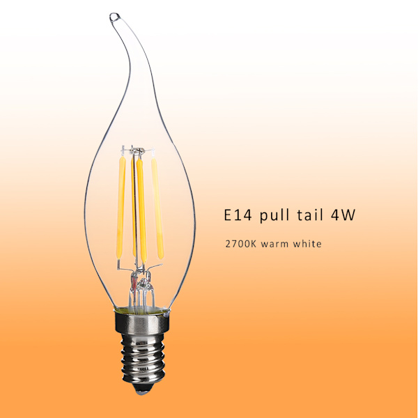 Energisparande E14 4W Retro Vintage Filament Glödlampa Ljus