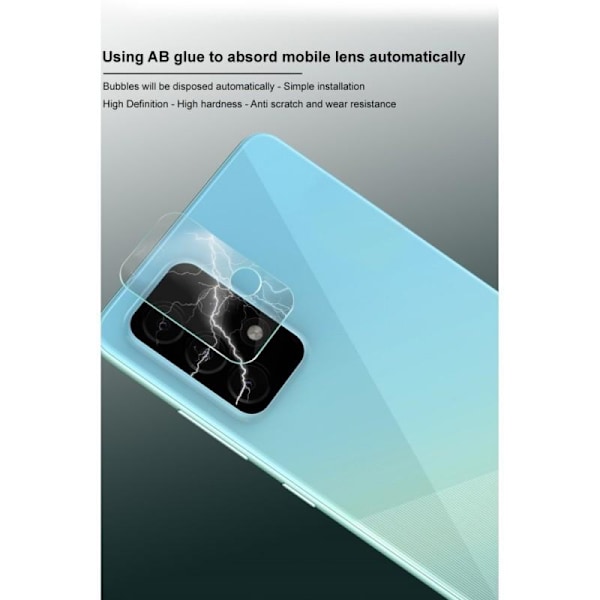 2-PACK Samsung A52/A52s 4G/5G Kamera Linsskydd Transparent