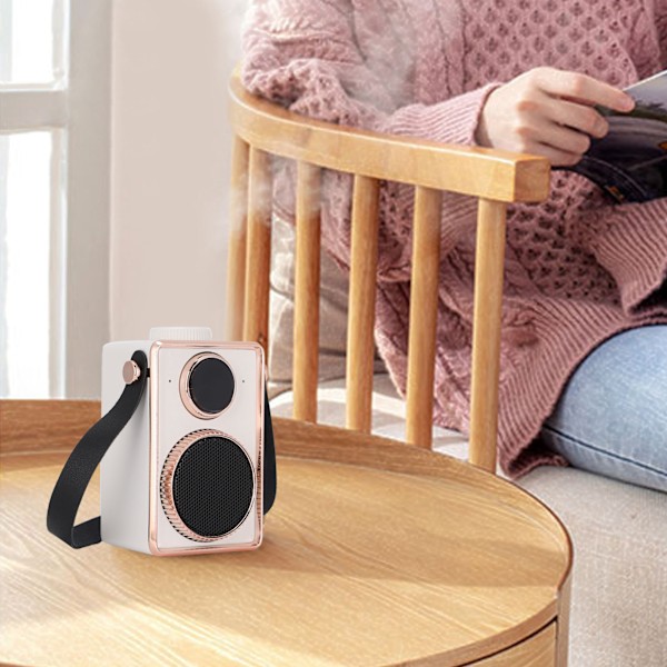 Bluetooth Högtalare ABS Mini Retro Gammaldags Trådlös Portabel Bluetooth Högtalare (Vit)