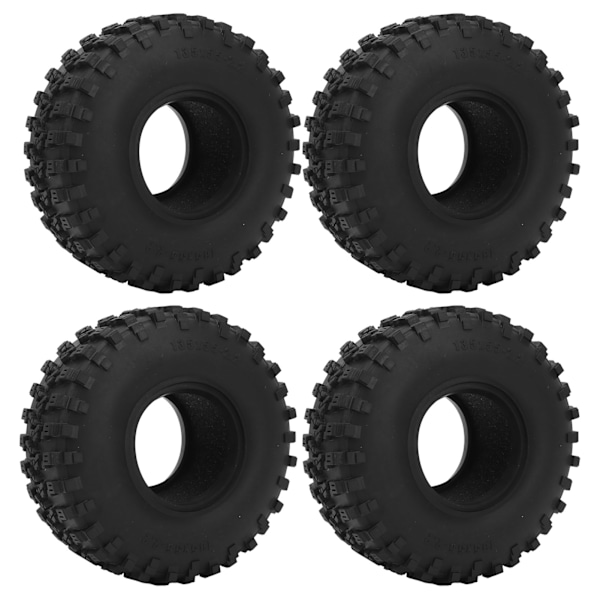 4 st 2,2 tum RC Crawler Däck Gummi Mjuk Ersättning RC Bil Hjul Däck för SCX10 1/10 RC Crawlers