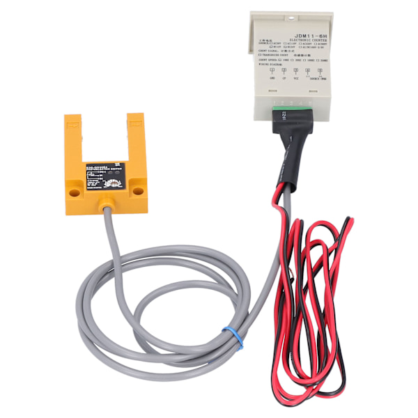 BERM Digital Displayräknare Elektronisk Industriell Sensor Automatisk Induktion BEM‑6H‑30E4‑CTDC12-24V