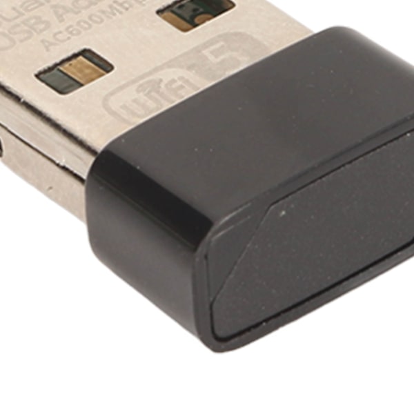 Trådlös nätverksadapter, unik design med mini-storlek och inbyggd antenn, multi-systemkompatibilitet 600 Mbps dual-band IEEE 802.11b g n ac, bred