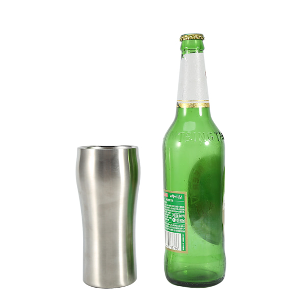 430 ml badformad rostfri vakuumjuicevattenölkopp