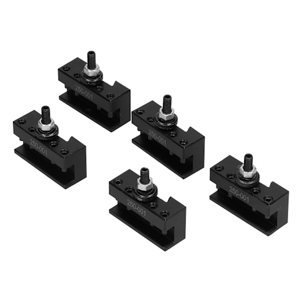 5-pack Snabbväxlande Verktygssats Snabb Post Vändning Fräs Hållare för Svarv Swing OXA 250‑001