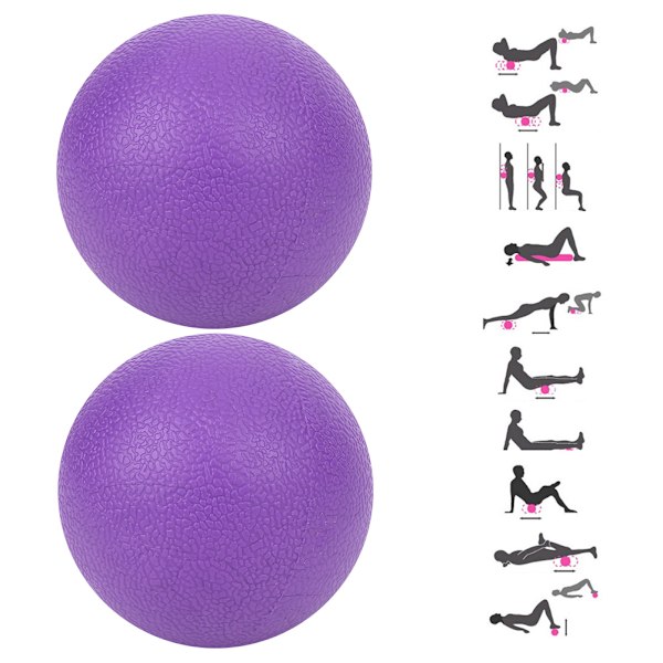 Omfattande Massage Yoga Massageboll För Helkroppsmassage, Perfekt Design Triggerpunktsbehandling TPR Material Massageboll Säker Hållbar För Yoga